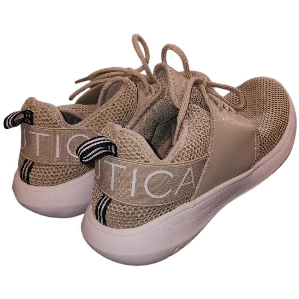 ❤️Beige Nautica Sneakers☆ - Picture 7 of 8